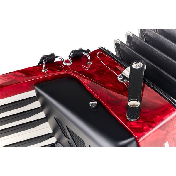 Hohner Bravo III 96 silent key red