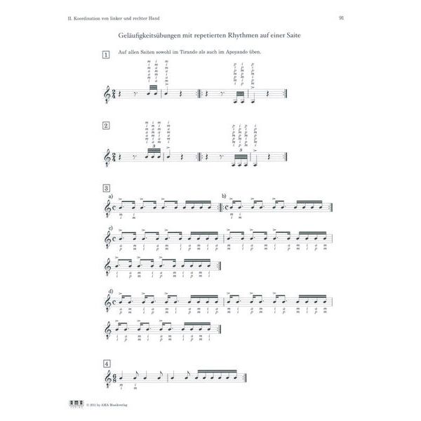 AMA Verlag Technik Moderne Konzertgitarre