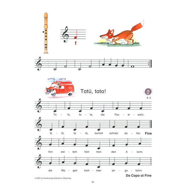 Holzschuh Verlag Jede Menge Flötentöne 1 + DL