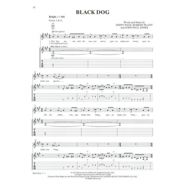 Alfred Music Publishing Guitar Play-Along Led Zeppelin