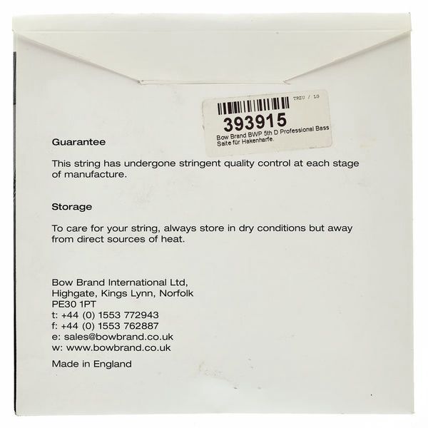 Bow Brand BWP 5th D Harp Bass Wire No.30