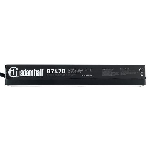 Adam Hall 87470 Power Strip 4 Sockets