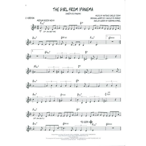 Hal Leonard Jazz Play-Along Jobim