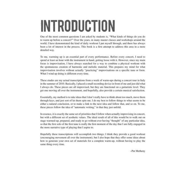 Wise Publications Pat Metheny Guitar Etudes