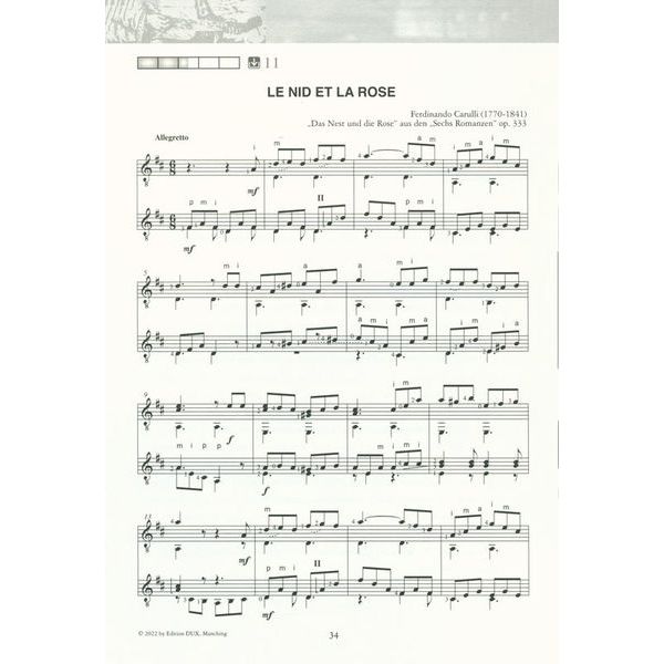 Edition Dux Saitenwege für zwei Gitarren 2