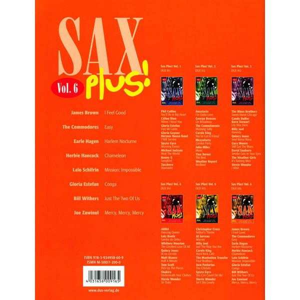Edition Dux Sax Plus 6
