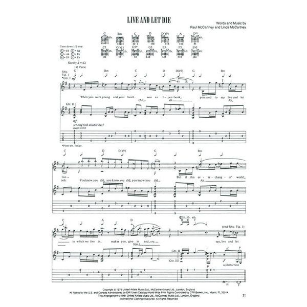 Cherry Lane Music Company Guns N'Roses Use Your 1