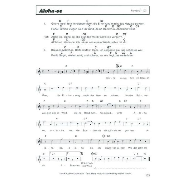 Musikverlag Hildner 140 deutsche Schlager 50/60