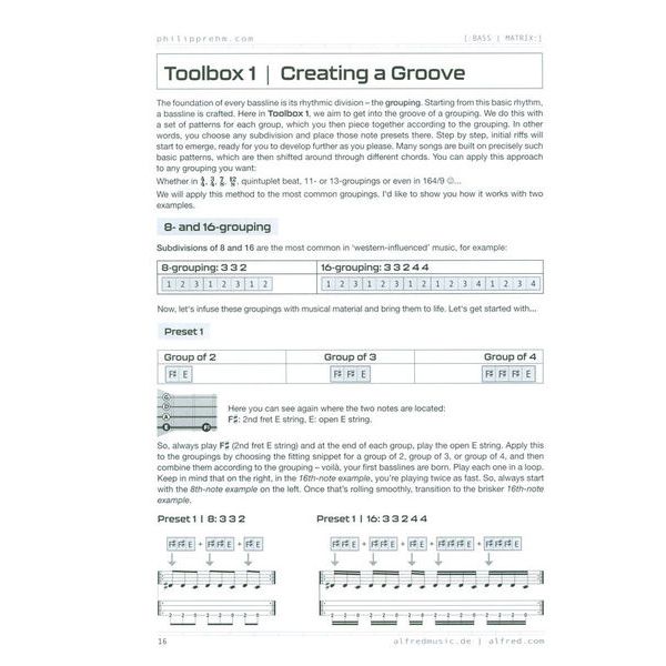 Alfred Music Publishing Bass Matrix English Version