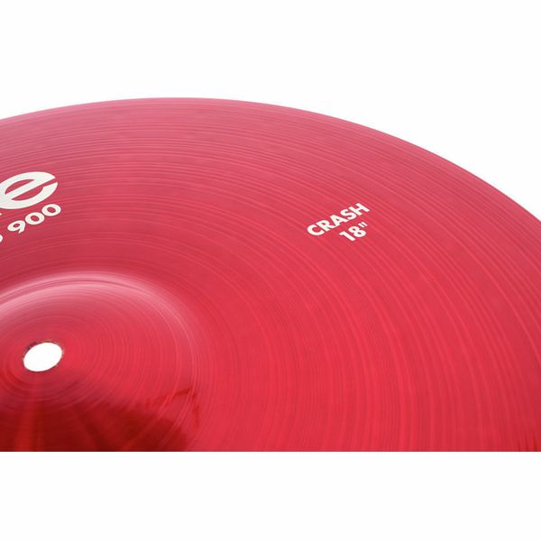 Paiste 18" 900 Color Sound Crash RED