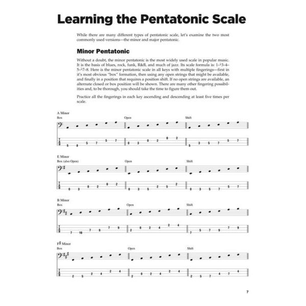 Hal Leonard Pentatonic Scales for Bass