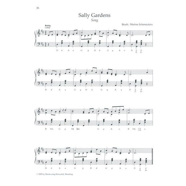 Holzschuh Verlag Irish Folk Music Accordion