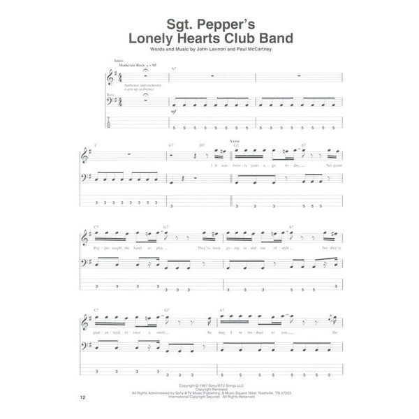 Hal Leonard The Beatles 1967-1970 Bass