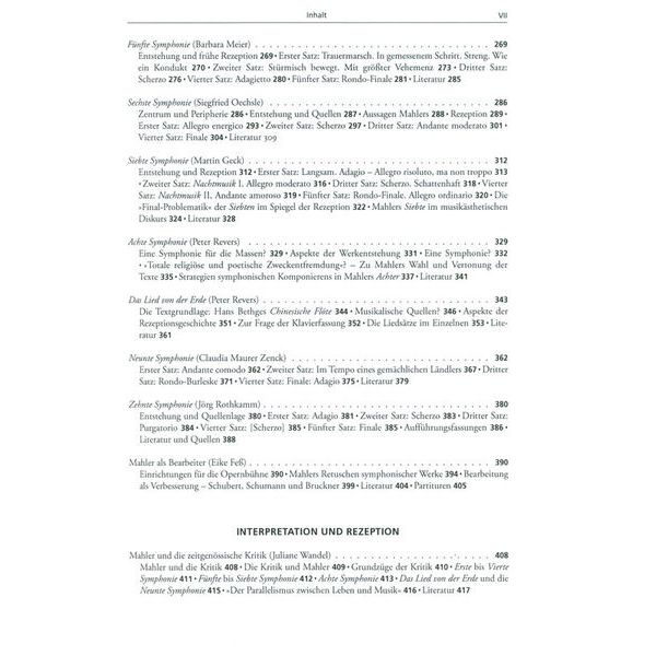 Brenreiter Mahler-Handbuch