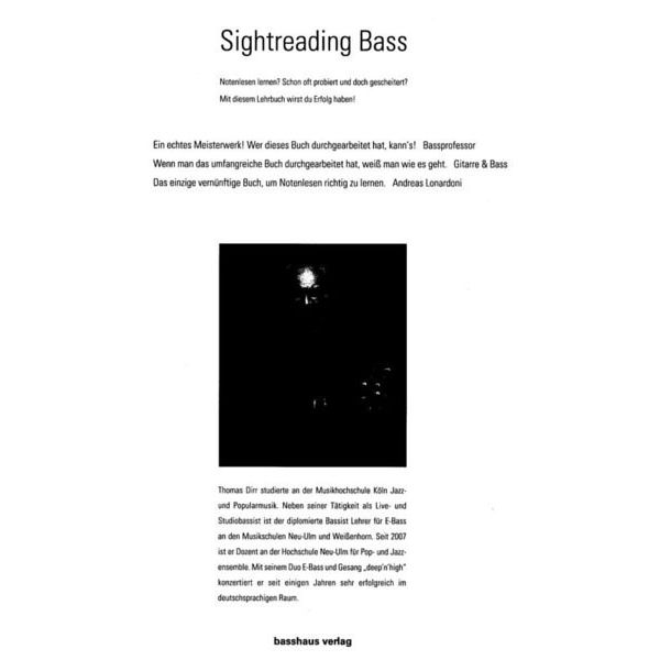 Basshaus Verlag Sightreading Bass