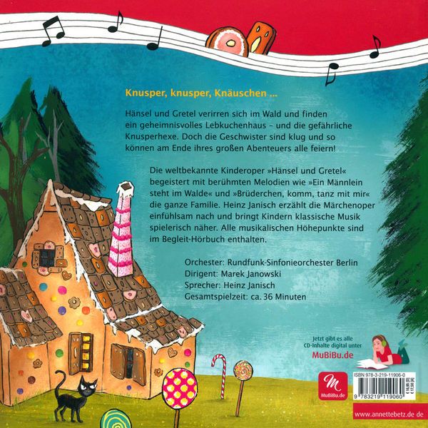 Annette Betz Verlag Hnsel+Gretel Musikbilderbuch