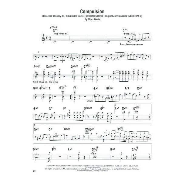 Hal Leonard Sonny Rollins Omnibook Bb