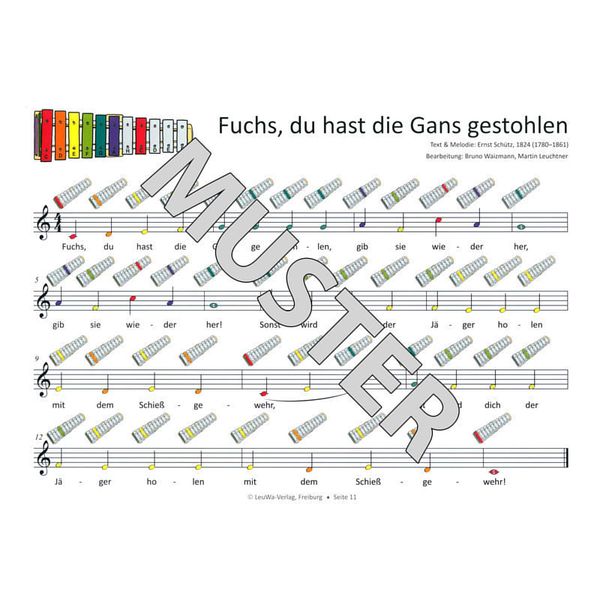 LeuWa-Verlag  Kinderlieder 1 Sonor BWG