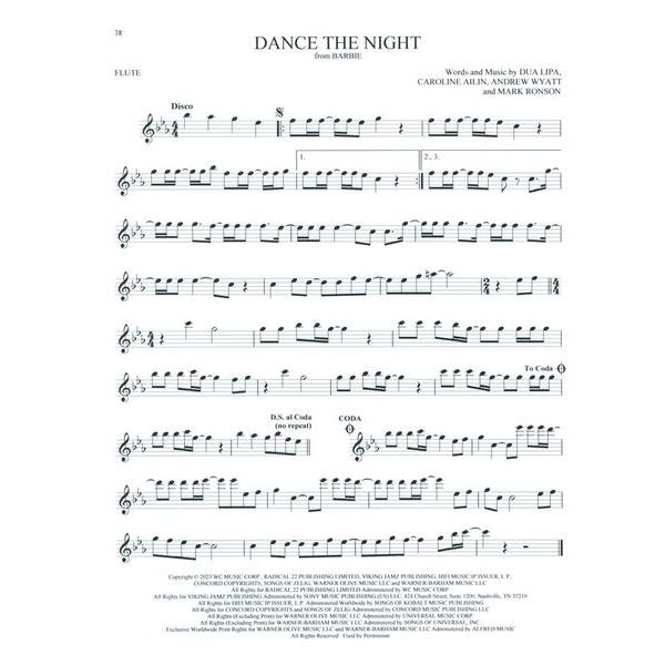 Hal Leonard 101 Top Hits for Flute