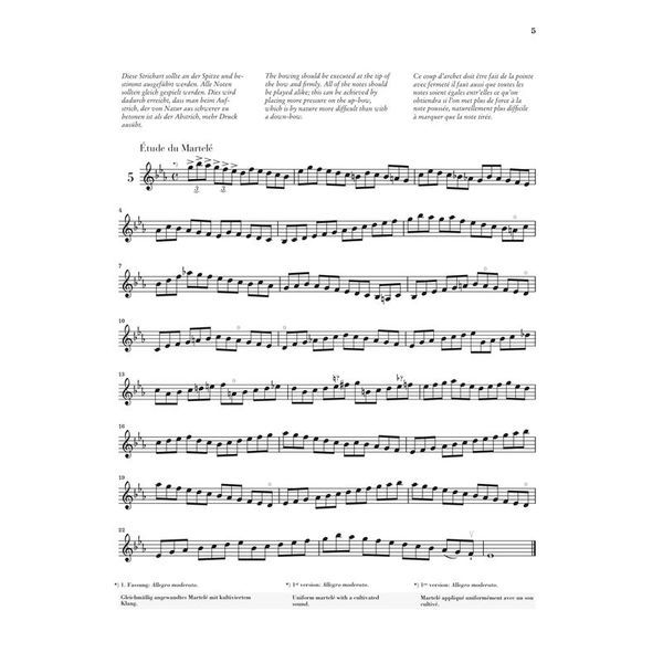 Henle Verlag Kreutzer 42 Etüden Violin