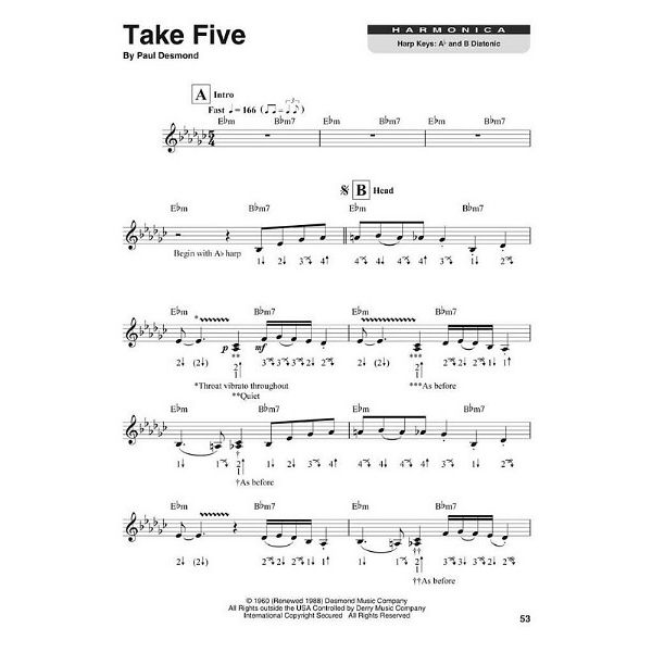 Hal Leonard Harmonica Play-Along Jazz