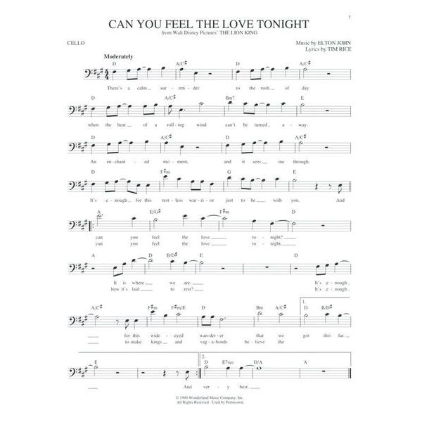 Hal Leonard Easy Pop Melodies Cello