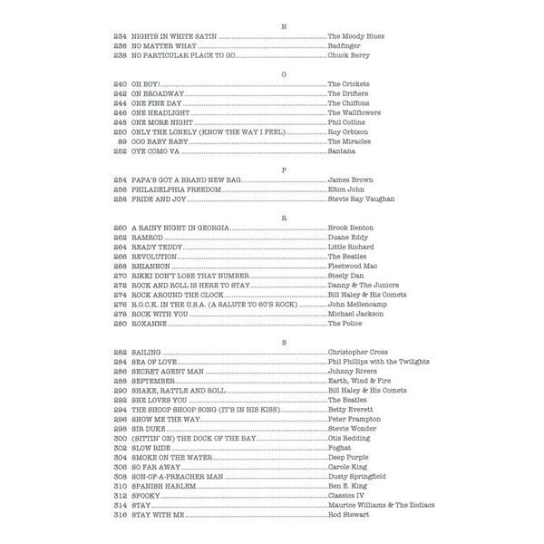 Hal Leonard The Real Rock Book