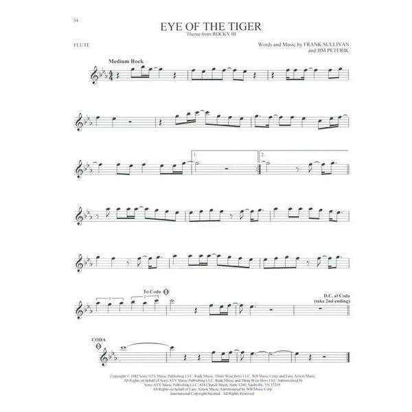 Hal Leonard 101 Movie Hits For Flute