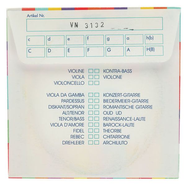 K&uuml;rschner Theorbo Single String G1