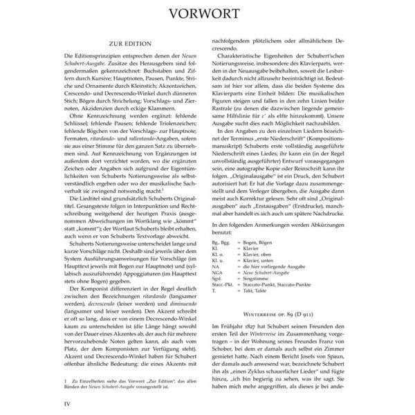 Brenreiter Schubert Winterreise Mittel