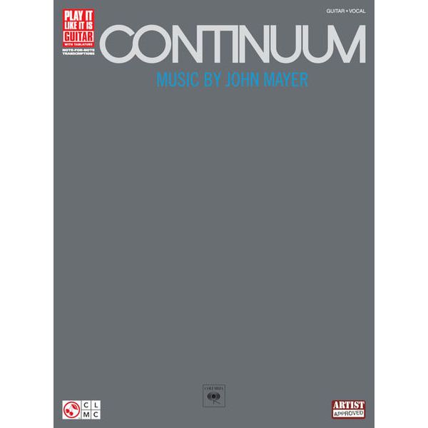 Cherry Lane Music Company John Mayer Continuum