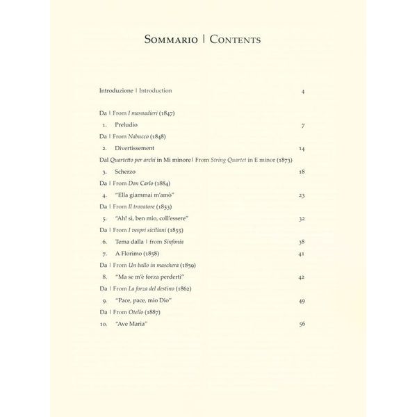 Ricordi Verdi For Cello