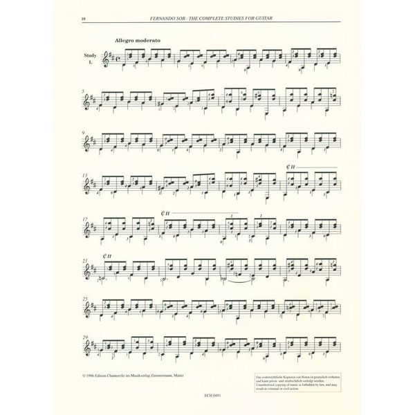 Edition Chanterelle Sor The Complete Studies