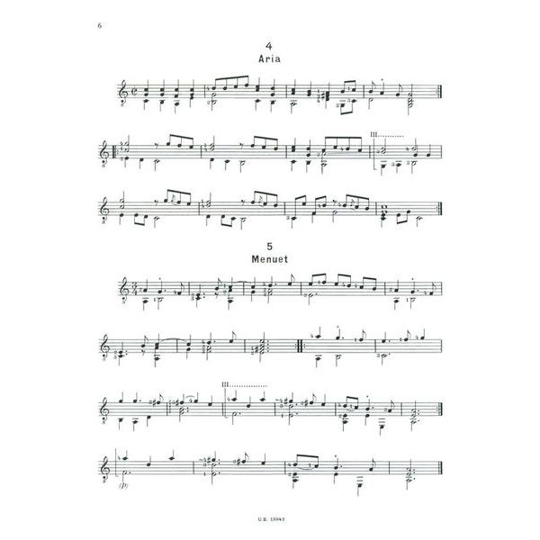 Universal Edition Originalstücke 18. Jahrhundert