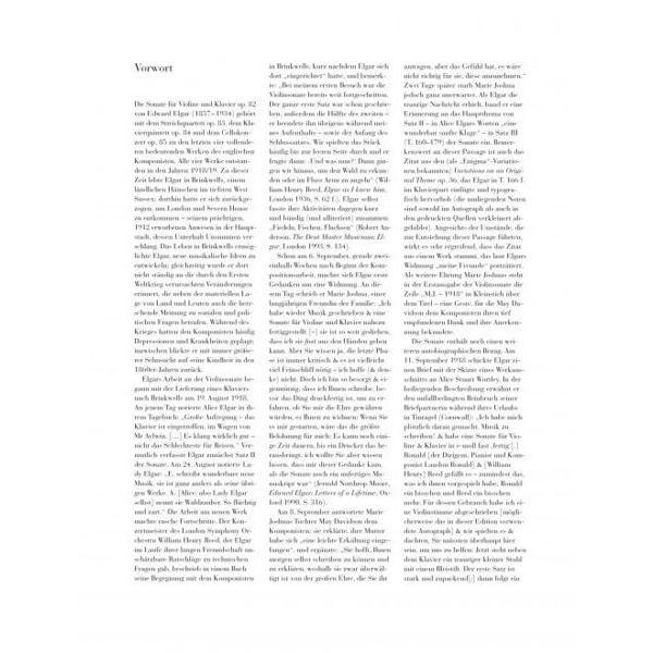 Henle Verlag Elgar Violinsonate op. 82