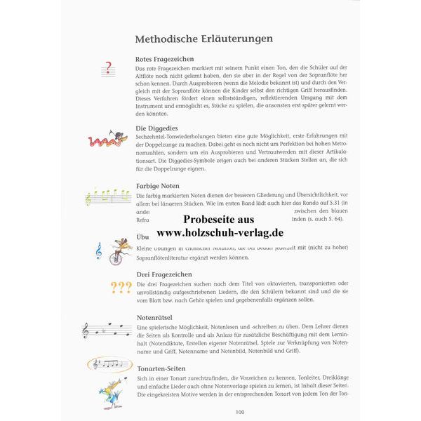 Holzschuh Verlag Jede Menge Flötentöne 2 Alto