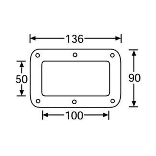 Adam Hall 38083 Castor Dish