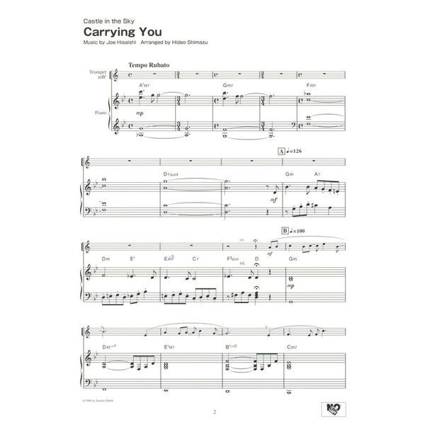 Yamaha Music Entertainment  Studio Ghibli Songs Trumpet 1