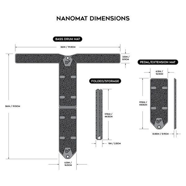 Gruvgear NanoMat Double Pedal