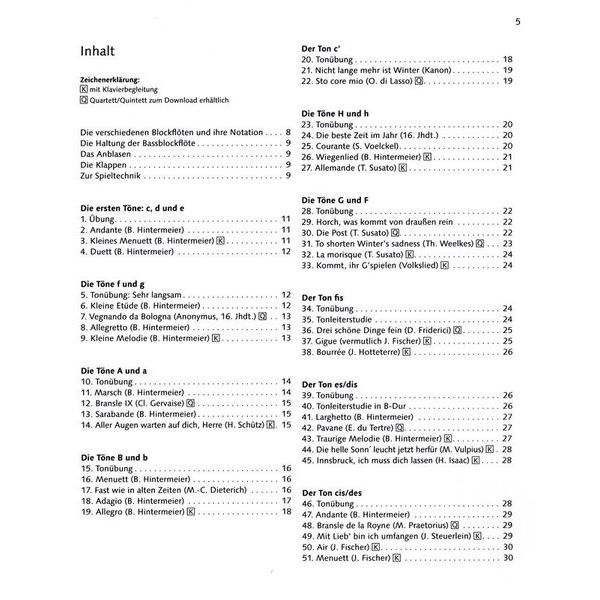 Schott Bassblockflötenschule