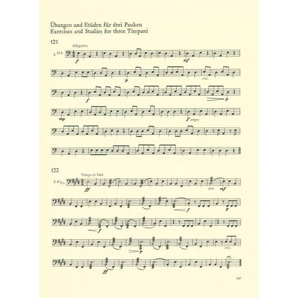 Deutscher Verlag für Musik Schlaginstrumente Pauken