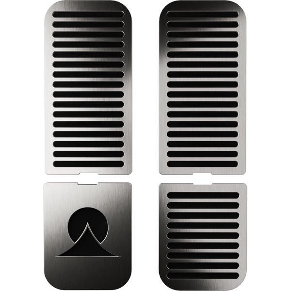 Ohma World Stripes Screen Black & Steel