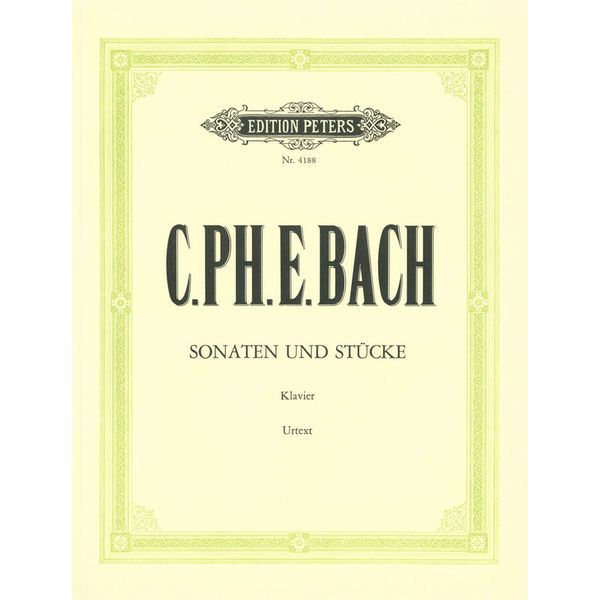 Edition Peters C.Ph.E.Bach Sonaten und Stücke