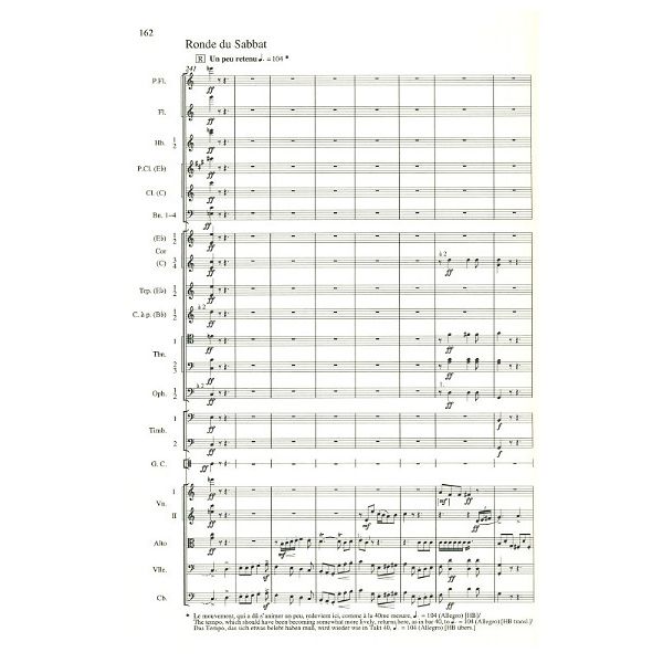 Edition Eulenburg Berlioz Symphonie Fantastique