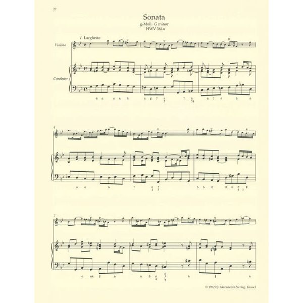 Brenreiter Hndel Smtliche Werke