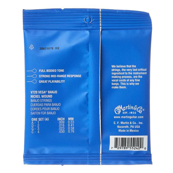 Martin Guitar V720 Vega Tenor Banjo