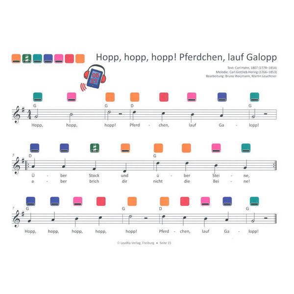 LeuWa-Verlag  34 Kinderlieder Rainbow