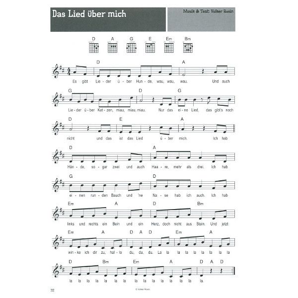 Bosworth 100 Kinderlieder für Gitarre