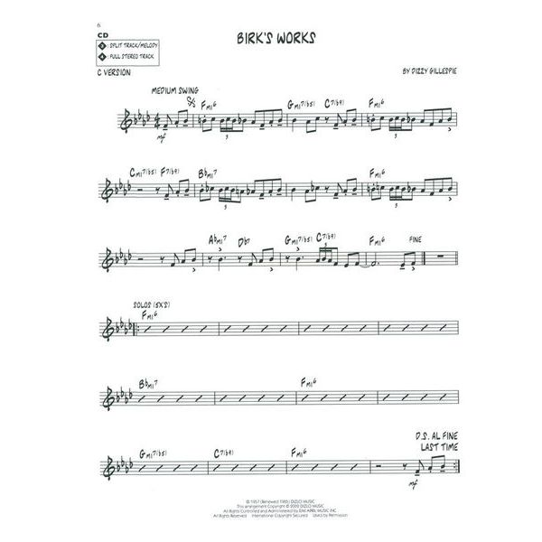 Hal Leonard Jazz Play-Along D. Gillespie