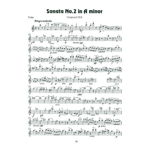 Music Minus One Schubert Violin Sonatinas